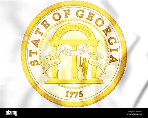 Georgia seal state hi-res stock photography and images - Alamy