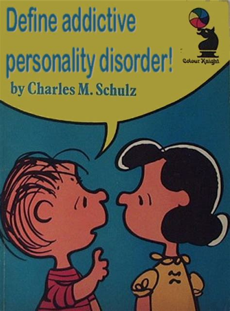 Paperback Charlie Brown: Define Addictive Personality Disorder