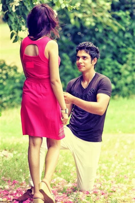 Boy proposing on his knees - PixaHive