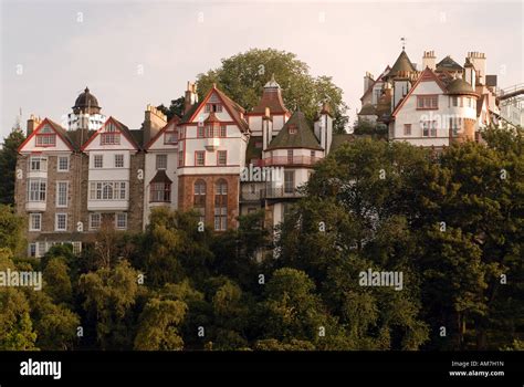 ramsay gardens edinburgh scotland Stock Photo - Alamy