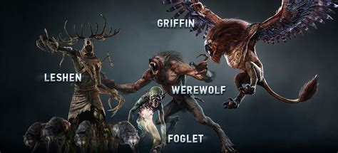 Image result for witcher creatures | Diseño de personajes, The witcher 3, Animales miticos