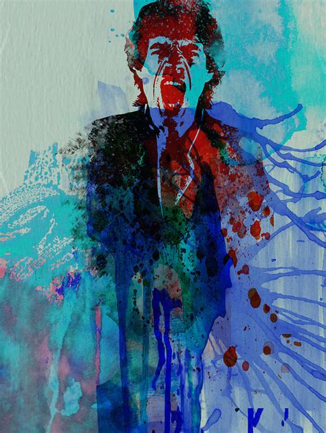 Mick Jagger Painting by Naxart Studio