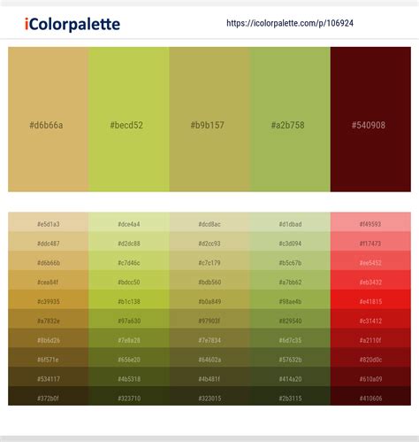 3 Latest Color Schemes with Olive Green And Olive Green Color tone ...