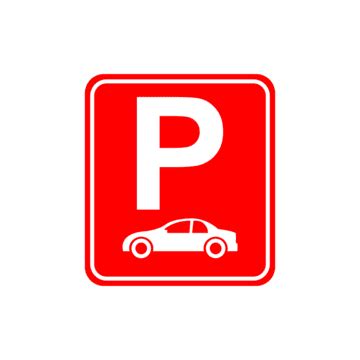 No Parking Sign With Car Icon Vector, No Parking Sign, No Parking, No Parking Vector PNG and ...
