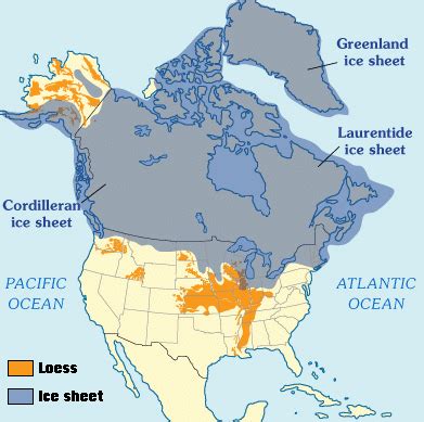 Ice Age Map North America