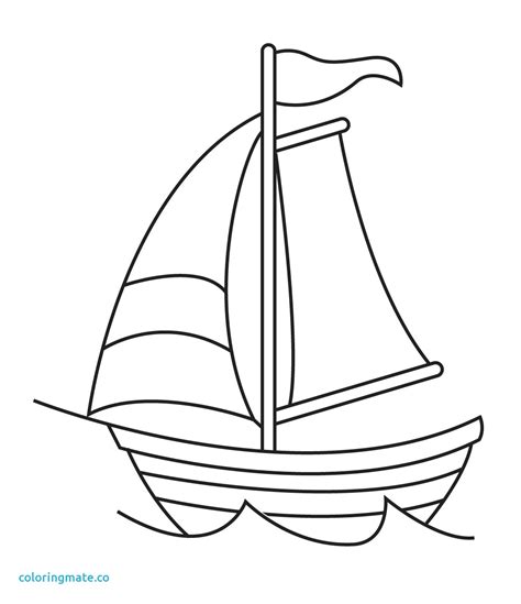 Simple Boat Drawing at GetDrawings | Free download