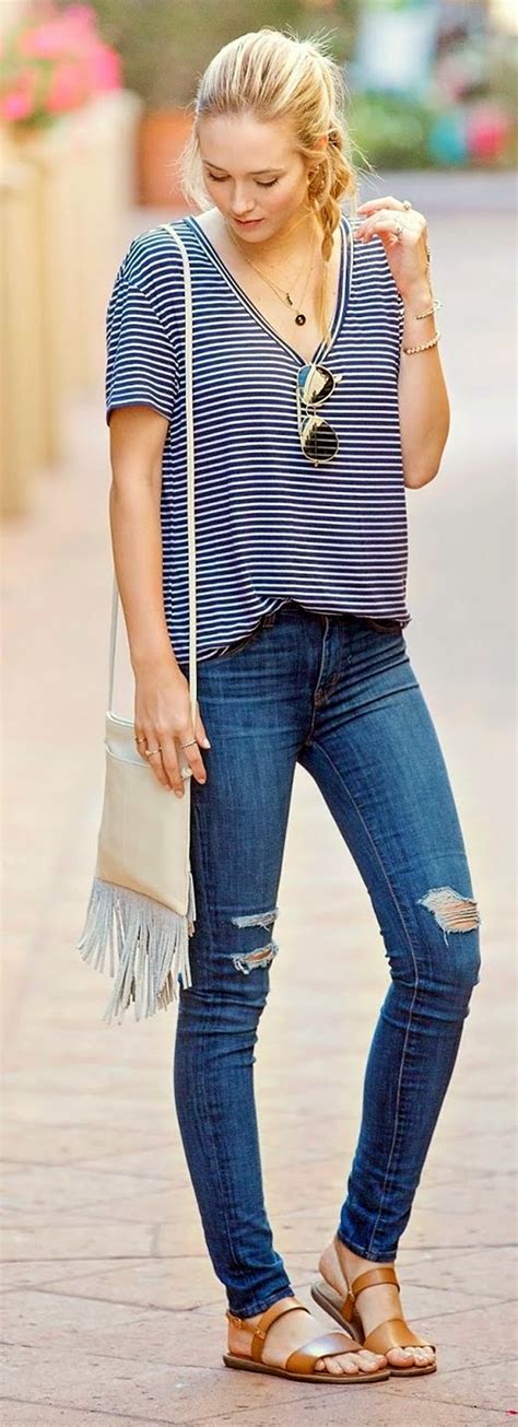 45 Ripped Jeans Outfit Ideas every stylish girl should try - Fashion Enzyme