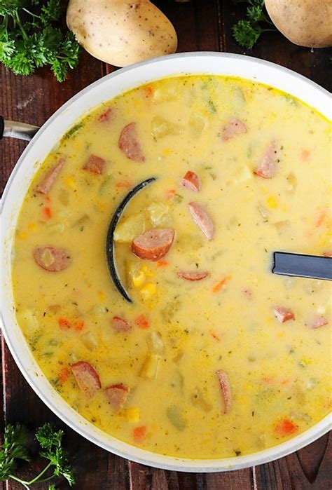 Kielbasa Potato Soup | The Kitchen is My Playground