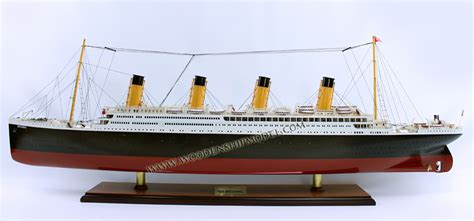 Model Ship RMS Britannic ready for display. | Model ships, Cruise ship ...