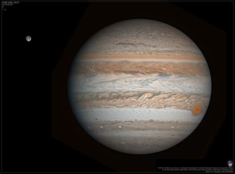 Jupiter and Ganymede on June 10, 2017 | The Planetary Society