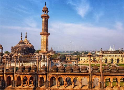 Lucknow City Scape Horizon Viewed From Top Of Bara Imambara. Lucknow ...