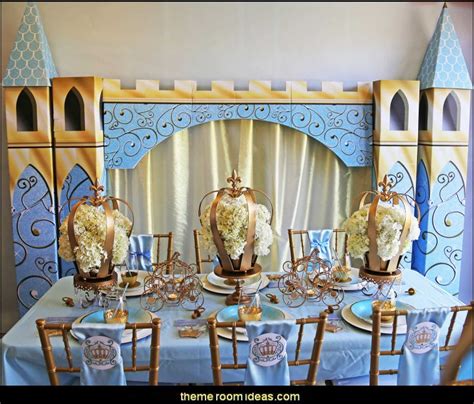 Decorating theme bedrooms - Maries Manor: Cinderella party themed decorations - princess ...