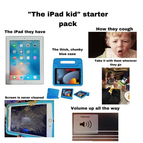 “The iPad kid” starter pack | /r/starterpacks | iPad Kid | Know Your Meme