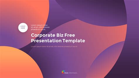 Corporate Biz Template Cover Simple Deck