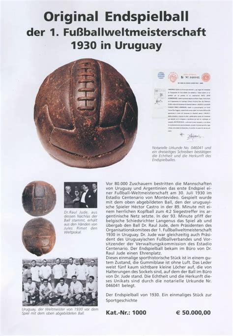 A Brief History of Every Official World Cup Ball Since 1930 First World ...