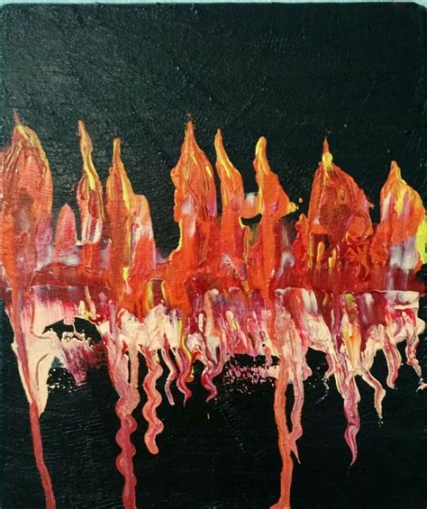 Acrylic Abstract Painting on black canvas. | Black canvas paintings, Painting, Art