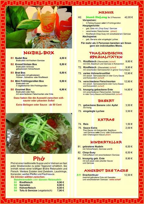 Menu at Asia-Grill restaurant, Jork, Altländer Markt 2