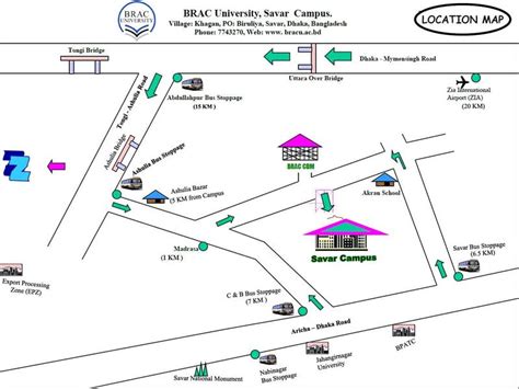 Savar Campus Location | Brac University