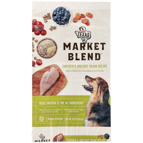 H-E-B Texas Pets Market Blend Chicken Dry Dog Food - Shop Dogs at H-E-B