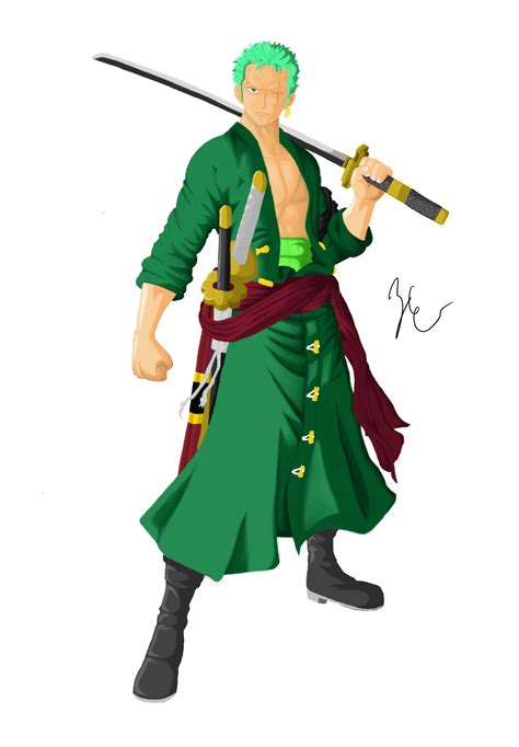 Digital Painting of Roronoa Zoro by me. : r/OnePiece