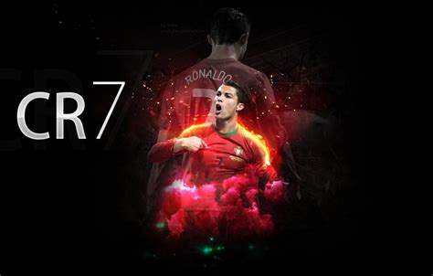 Wallpaper Fire, Sparks, Player, Ronaldo, Cristiano images for desktop ...