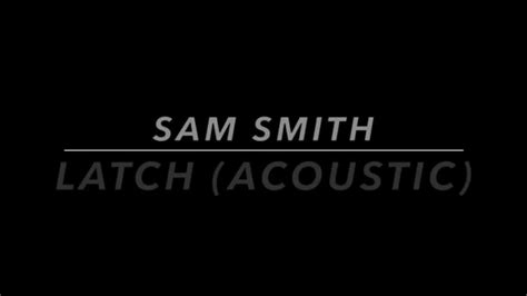 Sam Smith - Latch (Acoustic) || Choreography - YouTube