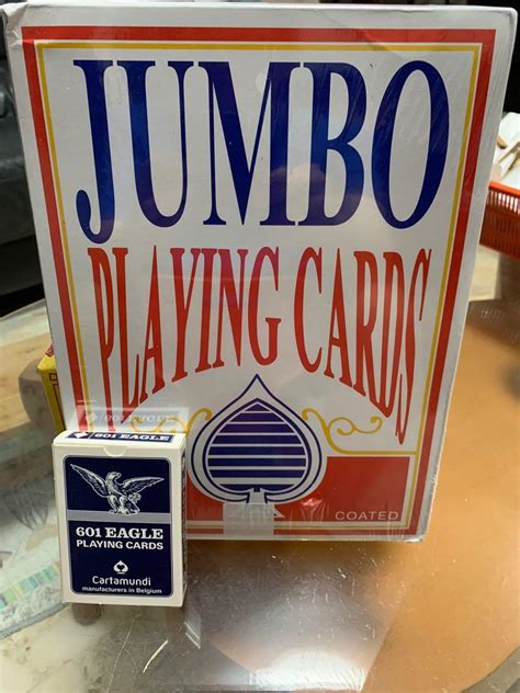 Jumbo Playing Cards (A4 Size), Toys & Games, Board Games & Cards on ...