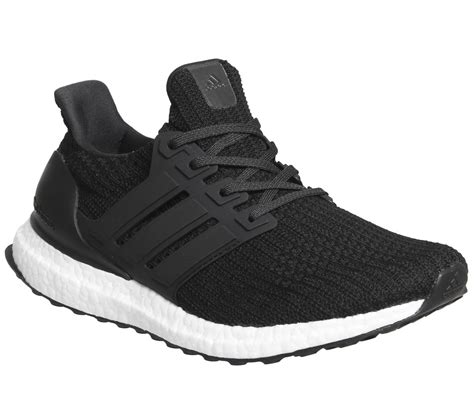 adidas Ultraboost Ultra Boost Trainers Black White - Unisex Sports