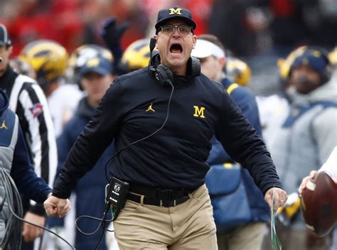 19 pictures of Jim Harbaugh’s epic meltdown after Ohio State beat ...