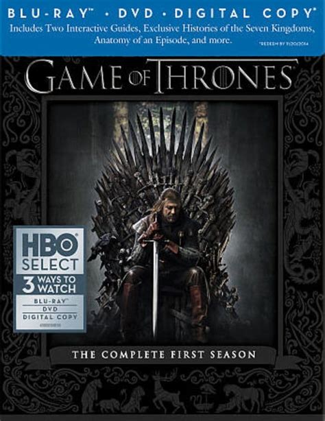 Game of Thrones - Complete 1st Season (Blu-ray + DVD) (2013 ...