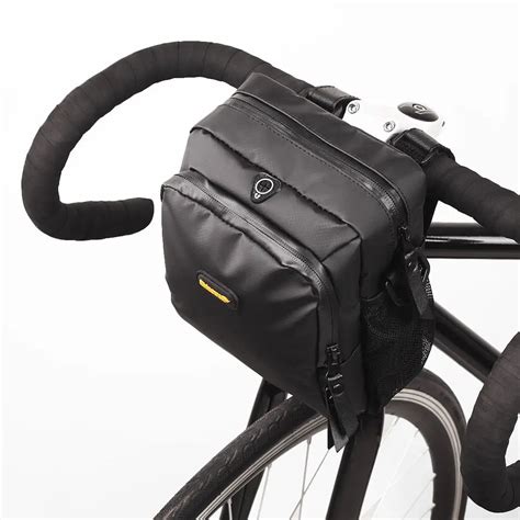 Bicycle Handlebar Bag Full Waterproof Folding Bike Front Bag Electric ...