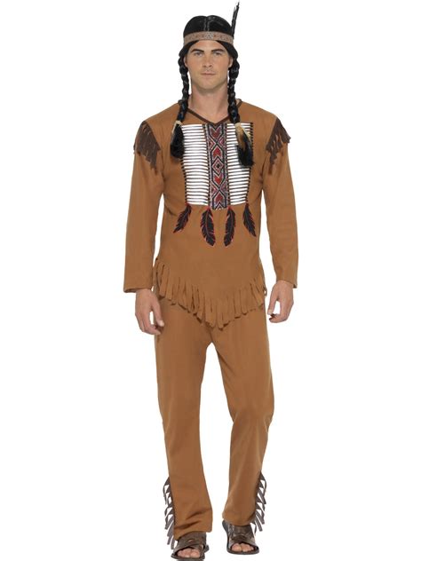 Mens Costume - Native American Warrior - Party Savers