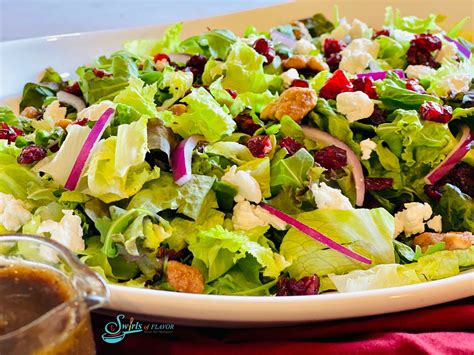 Cranberry Walnut Salad With Balsamic Vinaigrette - Swirls of Flavor