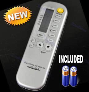 Universal AC Remote Control For Mini-Split Ductless Air Conditioning Systems | eBay