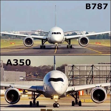 Boeing B787 vs. Airbus A350 - copycats | Helicopteros, Aviones