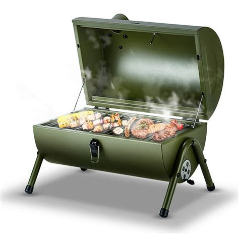 OUSGAR Portable Charcoal Grill Small Outdoor BBQ Smoker Grill Picnic ...