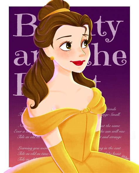 Belle🌹 #illustration #drawing #disney #disneyprincess # ...