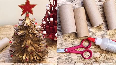 Tutorial facilissimo How to make Christmas trees with toilet paper roll - YouTube