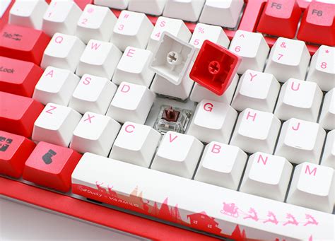 Ducky Shine 7 Christmas edition mechanical keyboard - Premium, high-end series with PBT Double ...