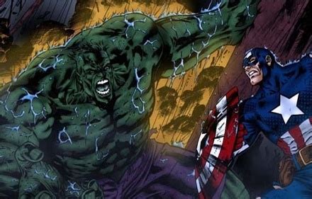 Hulk vs. Captain America | CrossOvers: HQ Legends | Pinterest