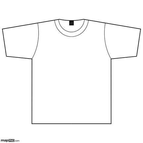 T-Shirt Outline Template