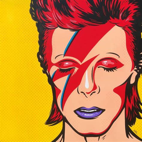 David Bowie Painting by Jamie Lee | Saatchi Art