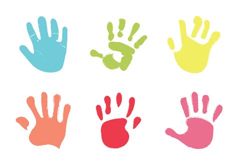 Free Baby Hand Print Vector Illustration 99607 Vector Art at Vecteezy