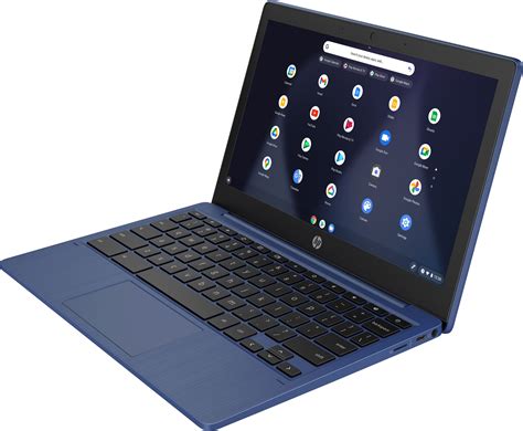 Hp 11.6 Touch-Screen Chromebook - Mediatek Mt8183 - 4gb Memory - 32gb Emmc - Indigo Blue - Big ...