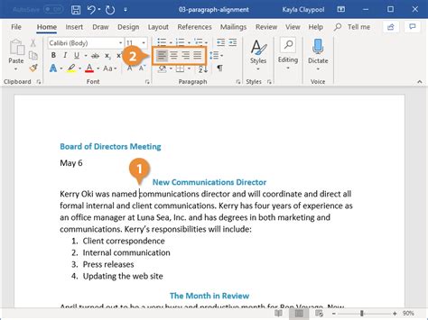 How To Align Text In Word Table - Free Printable Template