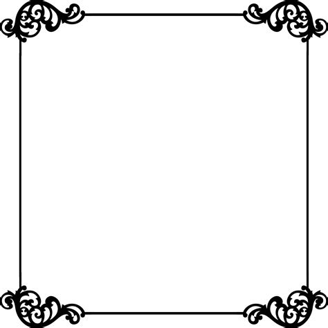 Elegant Border Frame | Clipart Panda - Free Clipart Images Clipart Borders Free, Free Clipart ...