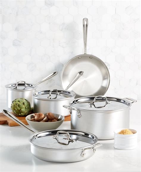 All Clad + Master Chef 9-Pc. Cookware Set