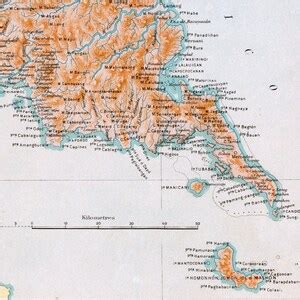 1900 Rare Antique Map of Samar, Philippines Batac Catbalogan Homonhon Map 18 - Etsy Canada