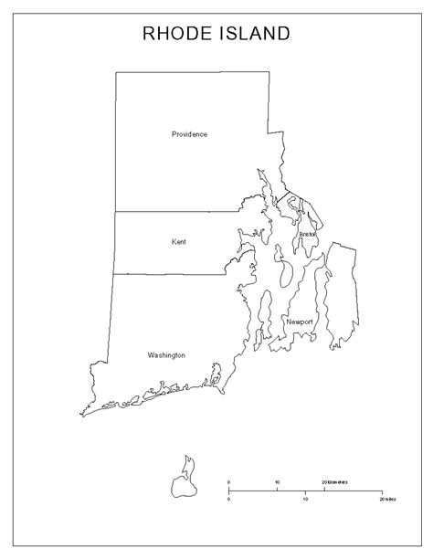 Rhodeisland Labeled Map