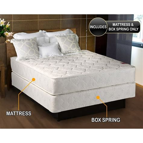 American Legacy 7" Innerspring Mattress and Box Spring Set, Queen - Walmart.com - Walmart.com